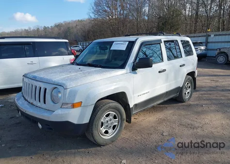2016 Jeep Patriot Sport from USA, damaged, VIN 1C4NJPBA1GD735882